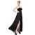 A-Line Strapless Long Black Chiffon Bridesmaid Dresses/Evening Dresses BD010278