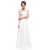 Empire Long White Chiffon Bridesmaid Dresses/Evening Dresses/Maternity Dresses BD010282