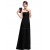 Empire Long Black Chiffon Bridesmaid Dresses/Evening Dresses/Maternity Dresses BD010283
