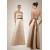 A-Line Strapless Floor-Length Satin Bridesmaid Dresses/Wedding Party Dresses BD010407