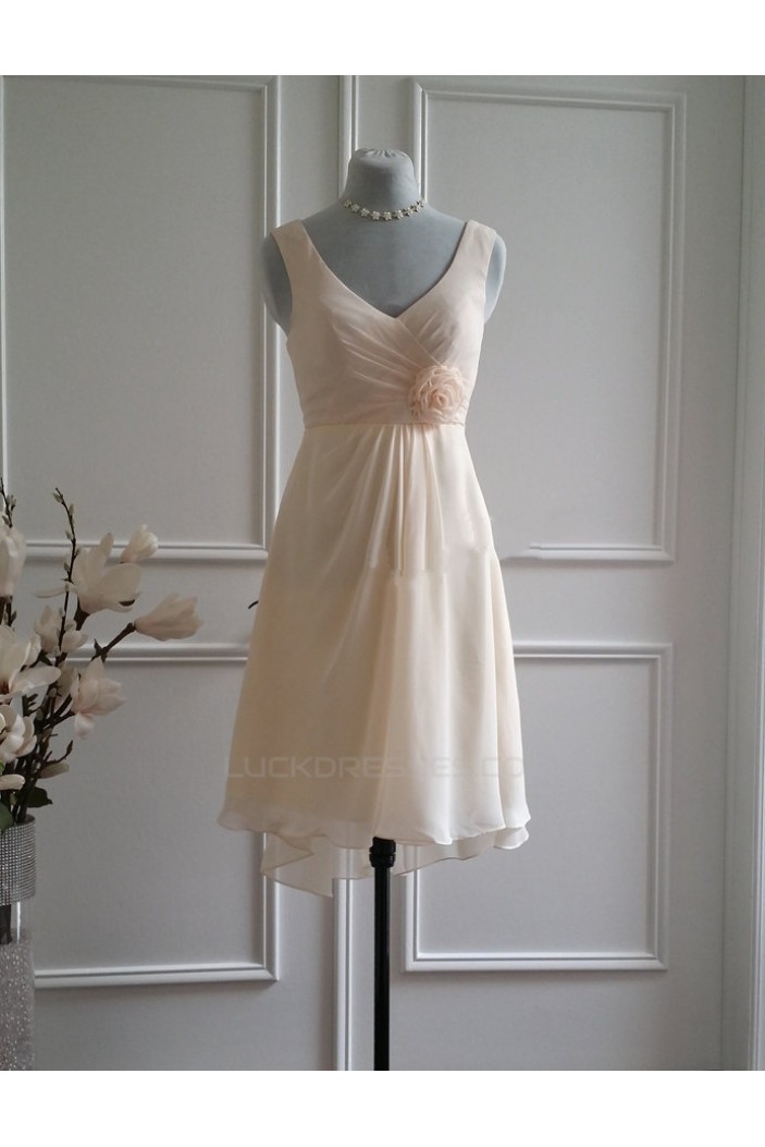 A-Line Short Chiffon Bridesmaid Dresses/Evening Dresses BD010517