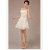 A-Line Strapless Short Chiffon Bridesmaid Dresses/Evening Dresses BD010545