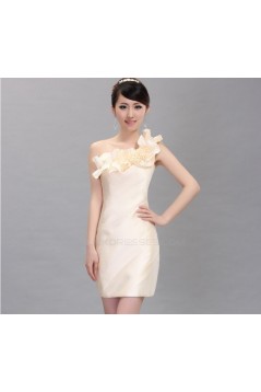 Short/Mini One-Shoulder Bridesmaid Dresses/Cocktail/Homecoming/Evening Dresses BD010596