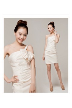 Short/Mini One-Shoulder Bridesmaid Dresses/Cocktail/Homecoming/Evening Dresses BD010600