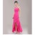 A-Line Pink Long Chiffon Bridesmaid Dresses/Evening Dresses BD010625