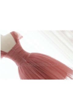 A-Line Short Tulle Bridesmaid Dresses/Evening Dresses BD010636