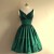 A-Line Short Green Bridesmaid Dresses/Evening Dresses BD010655