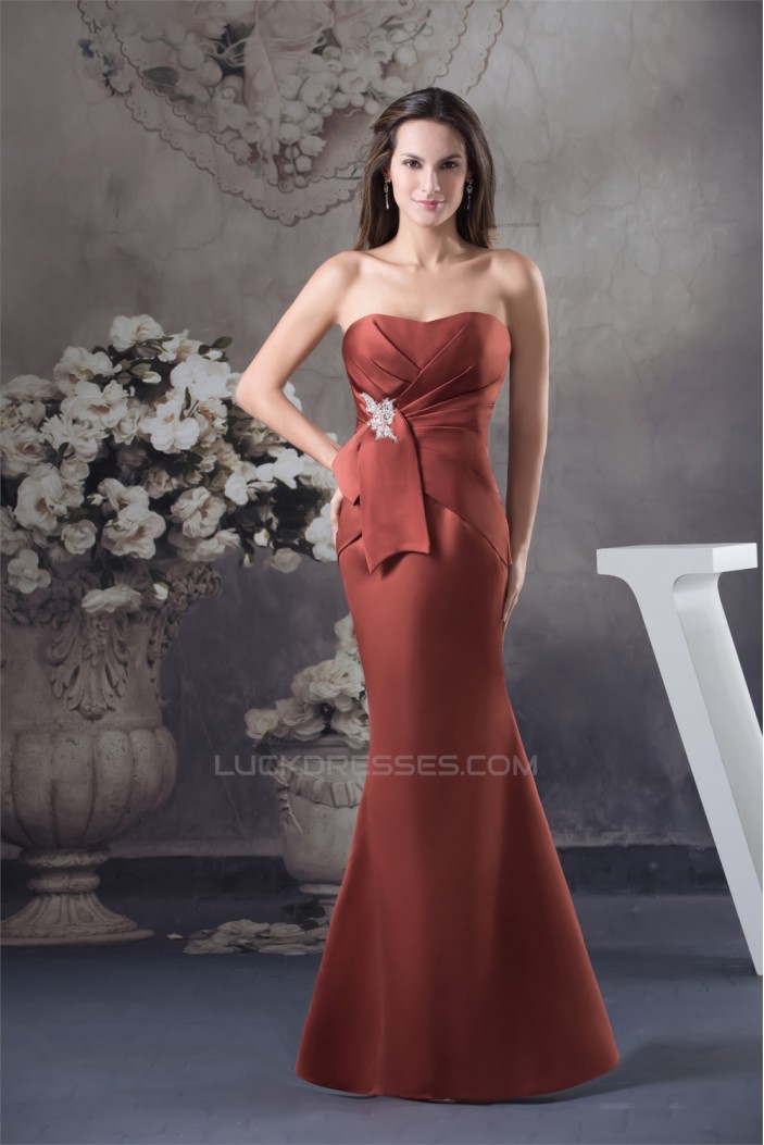 Beading Floor-Length Soft Sweetheart Mermaid/Trumpet Best Bridesmaid Dresses 02010003