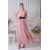 Chiffon Silk like Satin One-Shoulder Sheath/Column Long Bridesmaid Dresses 02010017