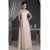 A-Line Floor-Length One-Shoulder Sleeveless Beaded Long Bridesmaid Dresses 02010042