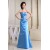 Floor-Length Satin Sweetheart Sleeveless Long Blue Bridesmaid Dresses 02010043