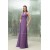 Pleats Sheath/Column Straps Chiffon Long Bridesmaid Dresses 02010076