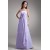 A-Line One-Shoulder Chiffon Long Bridesmaid Maternity Dresses 02010126