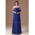 Great Chiffon Strapless A-Line Long Blue Chiffon Bridesmaid Dresses 02010164