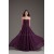New Arrival Chiffon Pleats Sleeveless Long Purple Bridesmaid Dresses 02010170