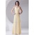 V-Neck Floor-Length Chiffon Spaghetti Strap Long Bridesmaid Dresses 02010212