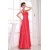 A-Line Taffeta Floor-Length Criss Cross Long Bridesmaid Dresses 02010244