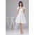 A-Line Knee-Length Short Satin Soft Sweetheart Bridesmaid Dresses 02010416