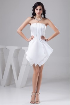 Strapless Sheath/Column Sleeveless Short/Mini Bridesmaid Dresses 02010443