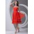 Affordable Strapless Sleeveless Chiffon Beaded Short Bridesmaid Dresses 02010540