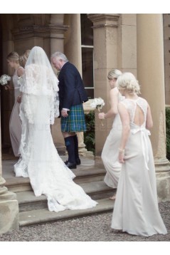 Lace Chiffon Long Wedding Party Dresses Bridesmaid Dresses 3010025