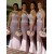 Trumpet/Mermaid Halter Lace Long Wedding Party Dresses Bridesmaid Dresses 3010060