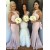 Trumpet/Mermaid Long Backless Wedding Party Dresses Bridesmaid Dresses 3010085