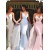 Trumpet/Mermaid Long Wedding Party Dresses Bridesmaid Dresses 3010088