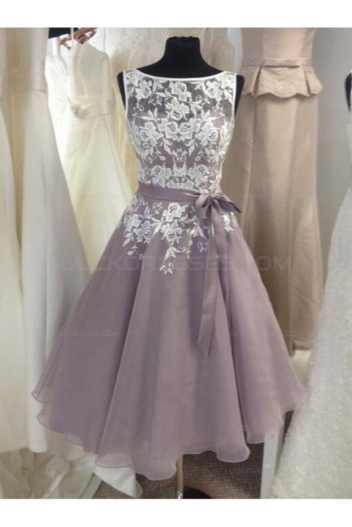 A-Line Short Lace Wedding Party Dresses Bridesmaid Dresses 3010094