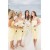 Short Strapless Yellow Chiffon Wedding Guest Dresses Bridesmaid Dresses 3010120