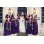 Purple Long Chiffon Wedding Guest Dresses Bridesmaid Dresses 3010137