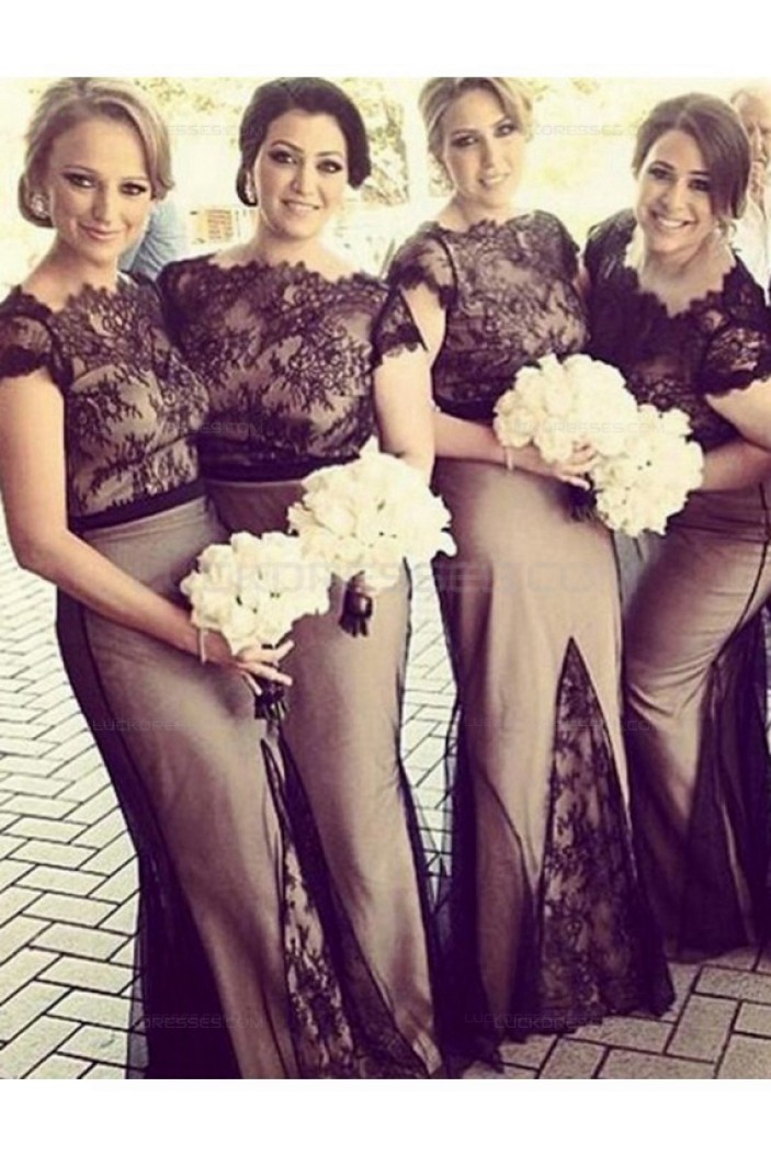 Cap Sleeves Lace Wedding Guest Dresses Bridesmaid Dresses 3010184