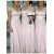 Cap Sleeves V-Neck Lace Chiffon Long Plus Size Wedding Guest Dresses Bridesmaid Dresses 3010189