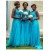 Long Blue Lace Chiffon Wedding Guest Dresses Bridesmaid Dresses 3010206