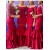 Mermaid 3/4 Length Sleeves Long Wedding Guest Dresses Bridesmaid Dresses 3010218