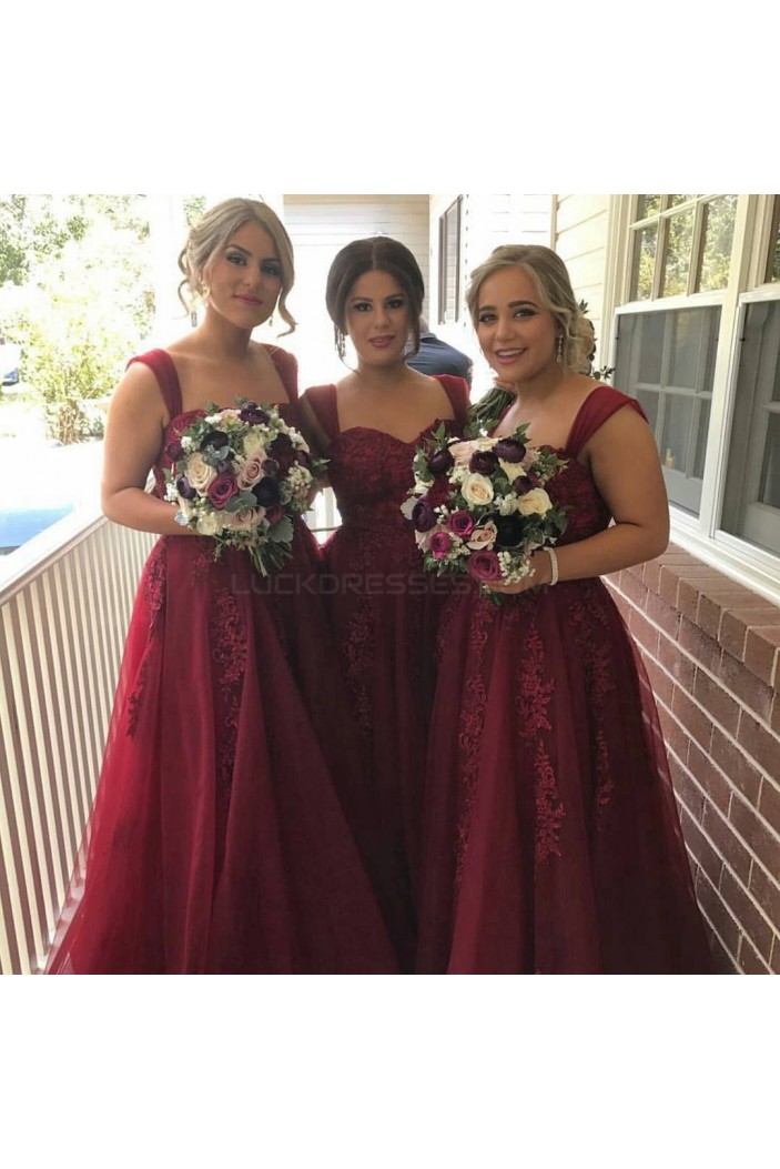 Long Straps Sleeveless Lace Wedding Guest Dresses Bridesmaid Dresses 3010261