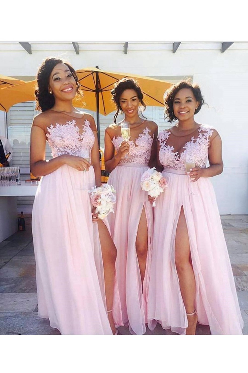 all lace bridesmaid dresses