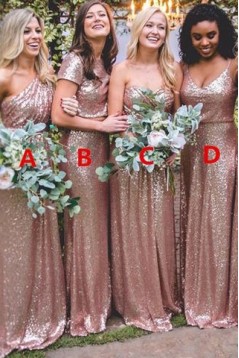 Long Sequins Bridesmaid Dresses 3010351