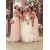 A-Line Chiffon Beaded Floor Length Bridesmaid Dresses 3010436