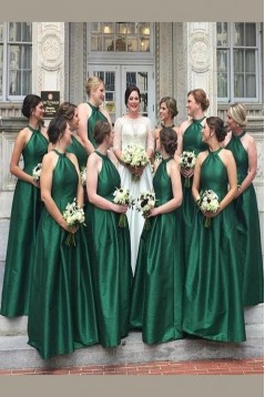 A-Line Floor Length Bridesmaid Dresses 3010458