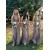 A-Line V-Neck Floor Length Bridesmaid Dresses 3010479