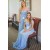 A-Line Chiffon Off-the-Shoulder Long Floor Length Bridesmaid Dresses 3010500