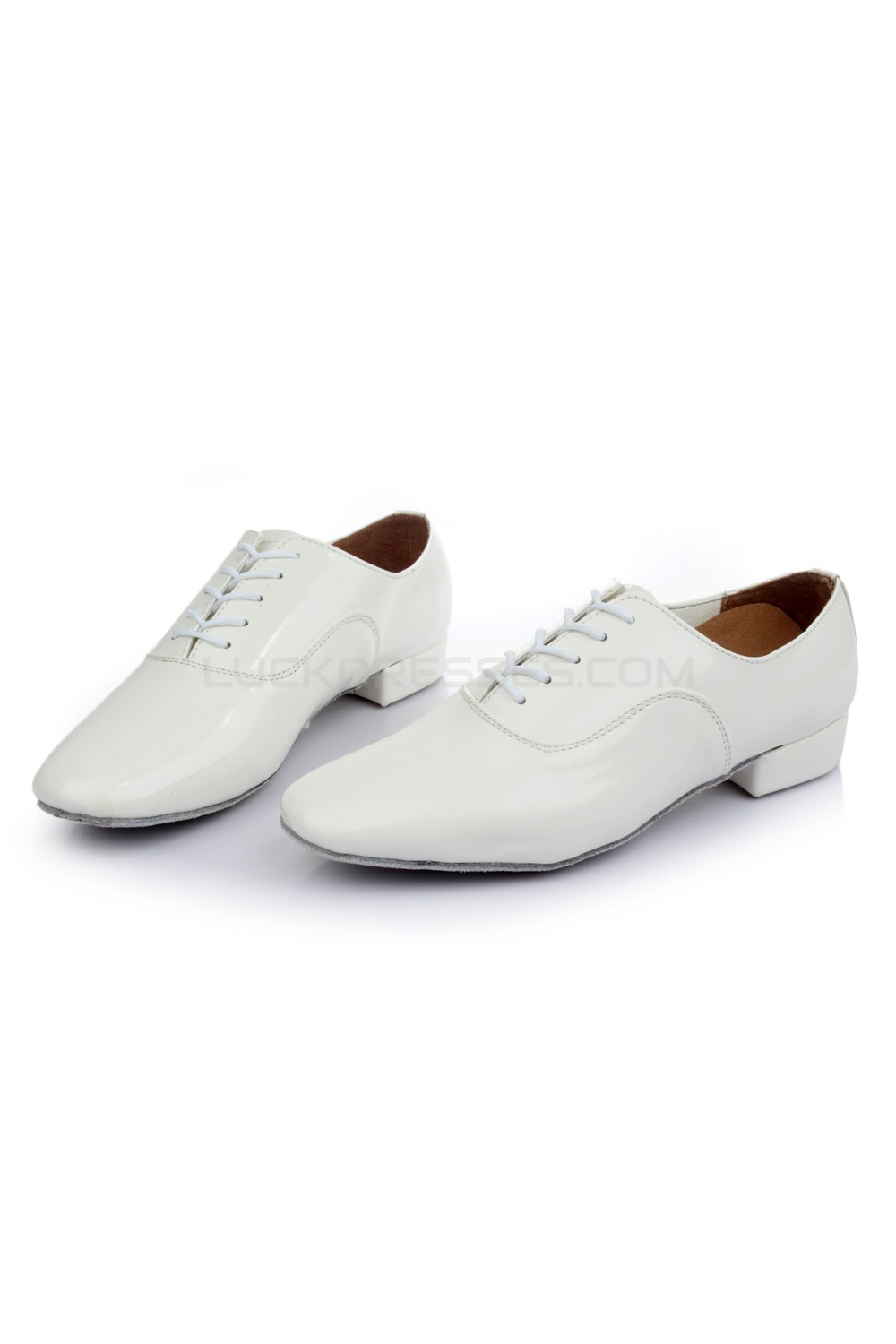 white dance shoes mens