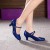 Women's Blue Sparkling Glitter Heels With Buckle Latin Ballroom/Outdoor Dance Shoes Wedding Party Shoes D801058