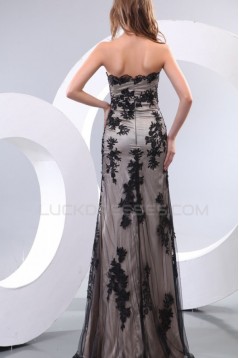 Sheath Strapless Long Prom Evening Formal Party Dresses ED010032