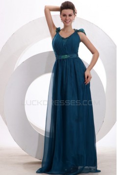 Sheath/Column Long Blue Prom Evening Formal Party Dresses ED010039