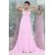 Long Pink Chiffon Prom Evening Formal Party Dresses/Maternity Evening Dresses ED010057