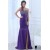 Trumpet/Mermaid Sweetheart Beaded Long Purple Chiffon Prom Evening Formal Party Dresses ED010062
