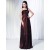 A-Line One-Shoulder Pleated Long Prom Evening Formal Dresses ED011011