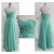 A-Line Sweetheart Long Green Chiffon Prom Evening Bridesmaid Dresses ED011049